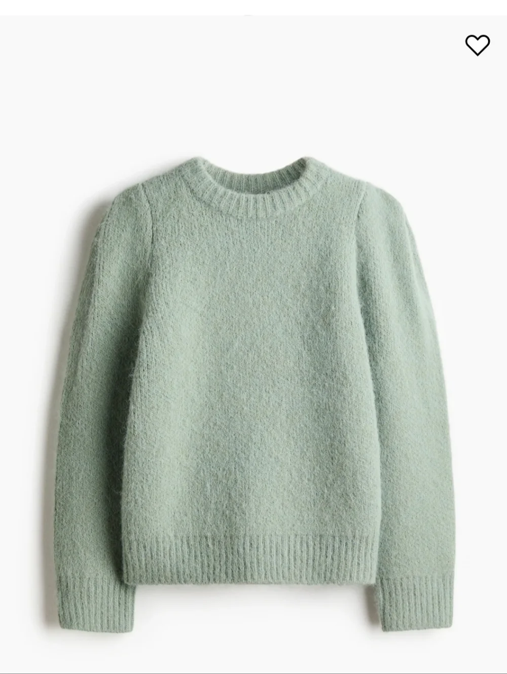 H&M NWT Soft Knit Women's Sweater in Light Sage - Picture 1 of 4